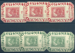 95284 1931. Bélyeggyűjtőnap 6 Db Emlékív - Used Stamps