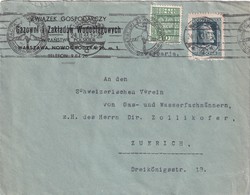 POLOGNE 1933 LETTRE DE VARSOVIE - Briefe U. Dokumente