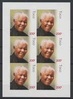 Togo 2018 Mi. ? M/S IMPERF ND Joint Issue PAN African Postal Union Nelson Mandela Madiba 100 Years - Togo (1960-...)