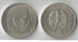 ALLEMAGNE 5 MARK 1935   ARGENT - 5 Reichsmark