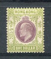 1904-HONG KONG-EDWARD- 1 $.-M.N.H. -LUXE ! - Nuovi