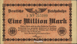 Berlin Pick-Nr: S1011 Inflationsgeld Der Deutschen Reichsbahn Berlin Bankfrisch 1923 1 Millionen Mark - Sonstige & Ohne Zuordnung