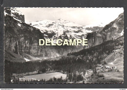 Delcampe - DF / 74 HAUTE SAVOIE / SIXT-FER-À-CHEVAL / LE FER À CHEVAL ET LE VILLAGE DE FRÉNALAY / ANNOTÉE 1955 - Sixt-Fer-à-Cheval