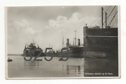 Schiedam, Gezicht Op De Maas: Real Photo - Schiedam