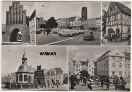Wismar - S/w Mehrbildkarte 4 - Wismar