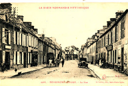AL 498 - C P A   -  BEAUMONT -HAGUE   (50)  LA RUE - Beaumont