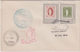 Argentina 1973 Cruceros Antartida Argentina Buque Libertad Ca 10 Ene 1972 Cover (40098) - Polar Ships & Icebreakers