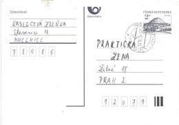Czech 1994 Mohelnice Rip Mountain First Czechs Settled Old-Germanic Vulcano Geology Postal Stationary Card - Préhistoire