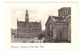 Purmerend - Stadhuis Met Ned. Herv. Kerk - Gewafeld - Nieuwstaat - Fotokaart - Purmerend