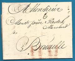 (D050) LAC De Dordrecht Vers Bruxelles Du 19/09/1738 - ...-1852 Prephilately