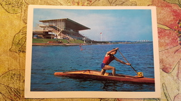 SOVIET SPORT. Krylatskoe Complex In Moscow.  Rowing. Olympic Games 1980 -OLD Postcard - Aviron