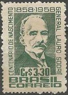 LSJP BRAZIL 100 YEARS GENERAL LAURO SODRE 1958 - Unused Stamps