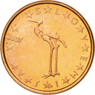 Slovénie, Euro Cent, 2007, SPL, Copper Plated Steel, KM:68 - Eslovenia