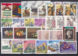 Liechtenstein, Kpl. Jahrgang 1990, Gest. (T 7905) - Annate Complete