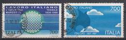 ITALIË - Michel - 1987 - Nr 2003/04 - Gest/Obl/Us - 1981-90: Used