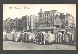 Wenduine / Wenduyne - La Digue - Starndcabines - Geanimeerd - 1923 - Grand Hotel Pauwels - Wenduine