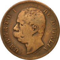 Monnaie, Italie, Umberto I, 10 Centesimi, 1893, Rome, TB+, Cuivre, KM:27.2 - 1878-1900 : Umberto I