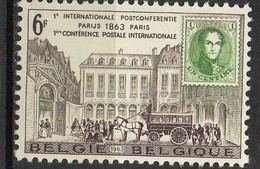 PIA -BEL - 1963 : Centenario Della Prima Conferenza Postale Internazionale A Parigi - (Yv  1250) - Kutschen