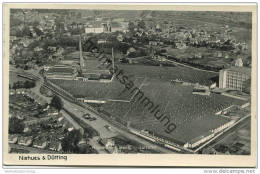 Nordhorn I. Hann. - Luftbild - Spinnerei Und Weberei Niehues & Dütting - Verlag Frau E. Teuscher Nordhorn Gel. 1938 - Nordhorn