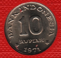 INDONESIA 10 RUPIAH 1971 FAO KM# 33 - Indonesien