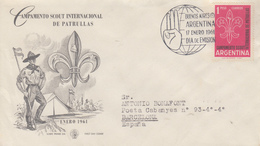 Enveloppe  FDC  1er  Jour    ARGENTINE    JAMBOREE   INTERNATIONAL   1961 - Otros & Sin Clasificación