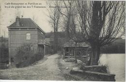 Rhode-St-Genese   -   Café-Restaurant Et Pavillon Au Bord Du Grand Lac Des 7 Fontaines.     1913  Naar  Molenbeek - St-Genesius-Rode