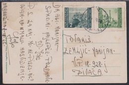 Št. Peter Na Krasu, Picture Postcard, Franked With 3 Lira, Mailed 1946 - Yugoslavian Occ.: Slovenian Shore