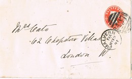 29656. Carta Entero Postal MALVERN (England) 1897. Gride Numeral 407 - Briefe U. Dokumente