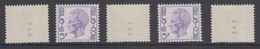 Belgie  1972  Rolzegels / Coil Stamps 5Fr 5x Ieder Zegel Met Nummer Op Rugzijde ** Mnh (40110) - Rollen