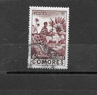 6 OBL  Y & T  Femme Indigène    COMORES "colonie" 36/04 - Usados
