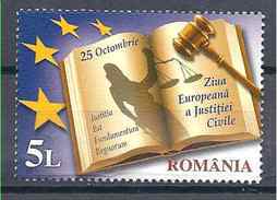 2011 ROUMANIE 5552** Justice - Unused Stamps