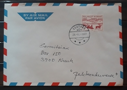 GROENLANDIA 1981 Jens Kreutzmann. Carta Circulada. - Briefe U. Dokumente