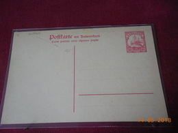 Carte Entier Postal Des Mariannes Avec Carte Reponse Payee.. - Islas Maríanas