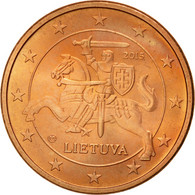 Monnaie, Lithuania, 5 Euro Cent, 2015, SPL, Copper Plated Steel - Lithuania