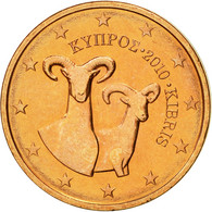 Chypre, 2 Euro Cent, 2010, FDC, Copper Plated Steel, KM:79 - Chypre