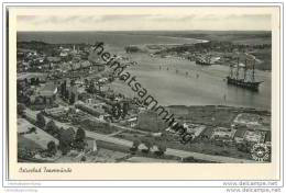 Travemünde - Luftaufnahme - Foto-AK 50er Jahre - Lübeck-Travemünde