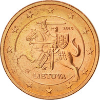 Monnaie, Lithuania, 2 Euro Cent, 2015, SPL, Copper Plated Steel - Lituanie