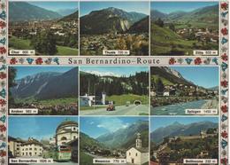 San Bernardino-Route - Chur, Thusis, Zillis, Andeer, Mesocco, Bellinzona, Reisecar - Photoglob - Andeer