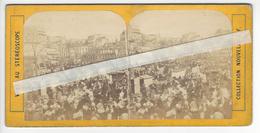 PHOTO STEREO Circa 1870 PARIS FOIRE AUX JAMBONS /FREE SHIPPING REGISTERED - Stereoscopic