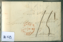 HANDGESCHREVEN BRIEF Uit 1844 Gelopen Van 's-GRAVENHAGE Naar AMSTERDAM  (11.279) - ...-1852 Precursori