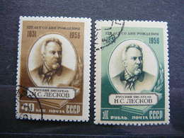N.S.Leskov # Russia USSR Sowjetunion # 1956 Used # Mi. 1843/4 - Used Stamps