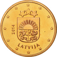 Latvia, 5 Euro Cent, 2014, FDC, Copper Plated Steel, KM:152 - Lettland