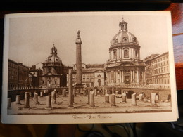 18138) ROMA LOTTO DI 2 CARTOLINE NON VIAGGIATE 1925 CIRCA PALAZZO QUIRINALE RESIDENZA REGIA E FORO TRAIANO - Collections & Lots