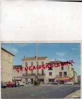 30 - REMOULINS- PLACE DES GRANDS JOURS -HOTEL RESTAURANT MODERNE - CAFE DU NORD-BIERE LA MEUSE  -GARD - Remoulins