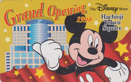 Télécarte NEUVE Japon / 110-202339 - DISNEY STORE GO - MICKEY - HACHIOJI 1998 - MINT Japan Phonecard / 3000 Ex - Disney