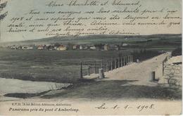 Panorama  Pris Du Pont D' Amberloup   -   Prachtige Gekleurde Kaart!   -   Marloie  1907  Naar   Schaerbeek - Sainte-Ode