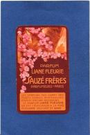 Carte Parfumée Parfum Sauzé 9,5 X 5,8 Publicité Publicitaire Nancy - Antiguas (hasta 1960)
