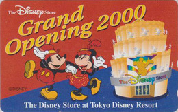 Télécarte NEUVE JAPON / 110-211038 - DISNEY STORE GO - TOKYO RESORT 2000 - MICKEY & MINNIE - JAPAN MINT Free Phonecard - Disney