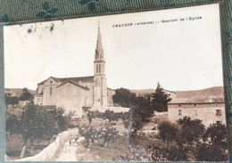 07 Chauzon 1956 Quartier De L Eglise Verger - Andere & Zonder Classificatie