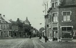 Dour Place Des Trichères Ligne Du Tram Taverne, Saaz, Bière Cavenaile - Dour